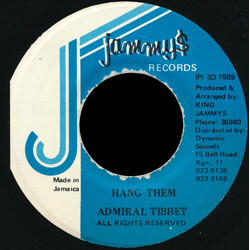 Admiral Tibet Hang Them USED VINYL 7INCH 45 RPM