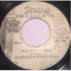 U.U. Madoo / Bounty Killer Teenager In Love USED VINYL 7INCH 45 RPM