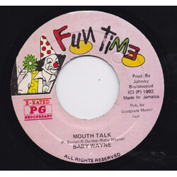 Baby Wayne Mouth Talk USED VINYL 7INCH 45 RPM