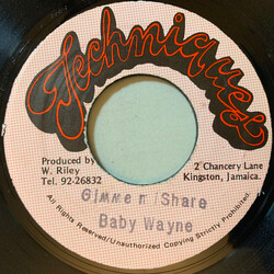 Baby Wayne Gimme Mi Share USED VINYL 7INCH 45 RPM SINGLE