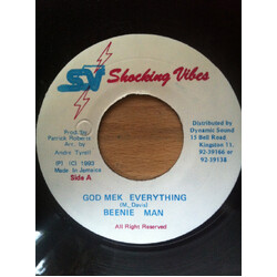 Beenie Man God Mek Everything USED VINYL 7INCH 45 RPM SINGLE