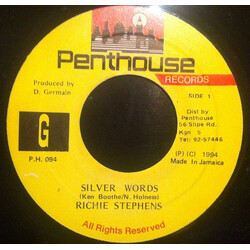 Richie Stephens Silver Words USED VINYL 7INCH 45 RPM