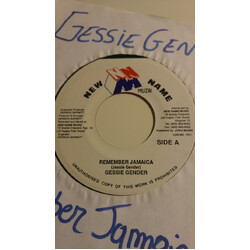 Jesse Jender Remember Jamaica USED VINYL 7INCH 45 RPM SINGLE