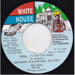 Anthony B / Singing Melody Mine Yu Dis The Man USED VINYL 7INCH 45 RPM SINGLE