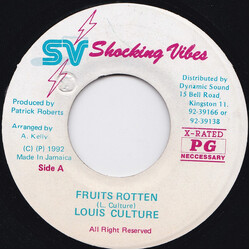 Louie Culture Fruits Rotten USED VINYL 7INCH SINGLE 45 RPM