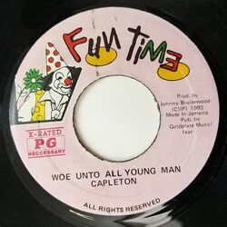 Capleton Woe Unto All Young Man USED VINYL 7INCH 45 RPM SINGLE