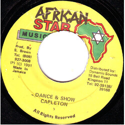 Capleton Dance & Show USED VINYL 7INCH 45 RPM