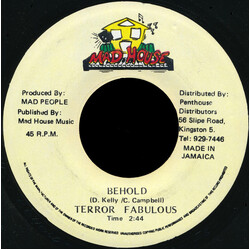 Terror Fabulous Behold USED VINYL 7INCH 45 RPM