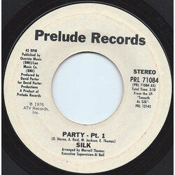 Silk (14) Party USED VINYL 7INCH 45 RPM SINGLE PROMO STYRENE