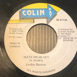 Lushie Banton Mate Hear Sey USED VINYL 7INCH 45 RPM