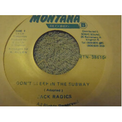Jack Radics Don't Sleep In The Subway USED VINYL 7INCH 45 RPM
