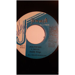Daddy Rings Politician USED VINYL 7INCH 45 RPM