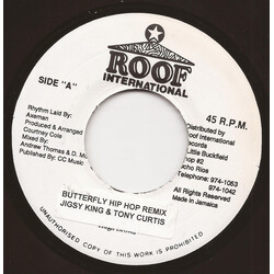 Jigsy King / Tony Curtis Butterfly (Hip Hop Remix) USED VINYL 7INCH