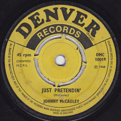 Johnny McCauley The Pretty Girl From Omagh USED VINYL 7INCH SINGLE