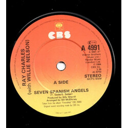 Ray Charles Seven Spanish Angels USED VINYL 7INCH 45 RPM SINGLE