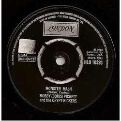 Bobby (Boris) Pickett And The Crypt-Kickers Monster Mash USED VINYL 7INCH 45 RPM SINGLE REISSUE MONO