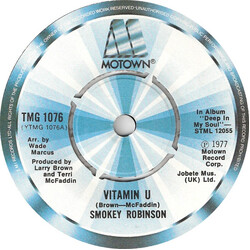 Smokey Robinson Vitamin U USED VINYL 7INCH 45 RPM SINGLE