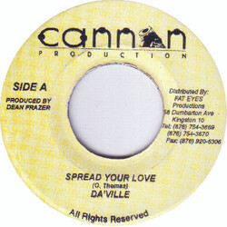 Da'Ville Spread Your Love USED VINYL 7INCH 45 RPM