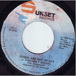 The Mighty Diamonds Possie Are You Ready USED VINYL 7INCH 45 RPM