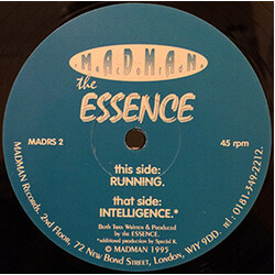 The Essence (2) Intelligence / Running USED VINYL 12INCH 45 RPM