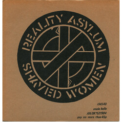 Crass Reality Asylum / Shaved Women USED VINYL 7INCH 45 RPM