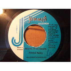 Admiral Bailey Medal Fi Di Shape USED VINYL 7INCH 45 RPM