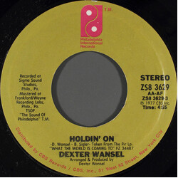 Dexter Wansel Holdin' On / Dance With Me Tonight USED VINYL 7INCH 45 RPM