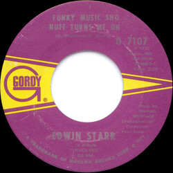 Edwin Starr Funky Music Sho Nuff Turns Me On / Cloud Nine USED VINYL 7INCH 45 RPM