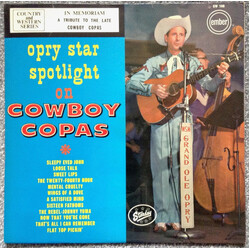 Cowboy Copas Opry Star Spotlight On Cowboy Copas Vinyl LP USED