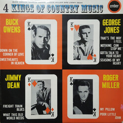 Various 4 Kings Of Country Music Vinyl LP USED