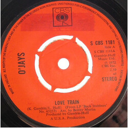 The O'Jays Love Train USED VINYL 7INCH SINGLE 45 RPM STEREO