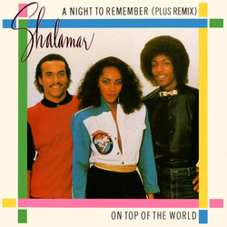 Shalamar A Night To Remember (Plus Remix) / On Top Of The World USED VINYL 12INCH 45 RPM SINGLE