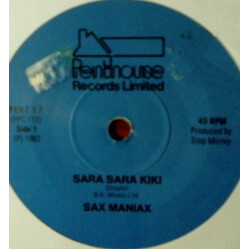 Sax Maniax Sara Sara Kiki USED VINYL 7INCH 45 RPM SINGLE
