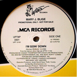 Mary J. Blige I'm Goin' Down USED VINYL 12INCH 33 S RPM PROMO