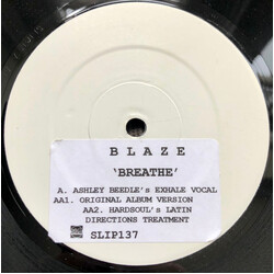 Blaze Breathe USED VINYL 12INCH WHITE LABEL