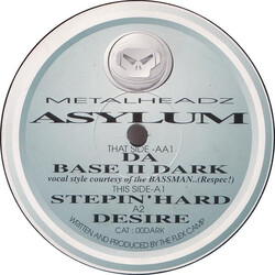 Asylum (9) Stepin'Hard / Desire / Da Base II Dark USED VINYL 12INCH 33 S RPM