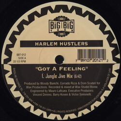 Harlem Hustlers (2) Got A Feeling / Get On Down USED VINYL 12INCH 33 S RPM