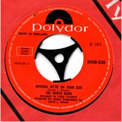 The North Bank Arsenal We're On Your Side USED VINYL 7INCH 45 RPM SINGLE
