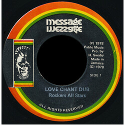 Augustus Pablo / Rockers All Stars Minstrel Chants / Love Chant Dub USED VINYL 7INCH 45 RPM