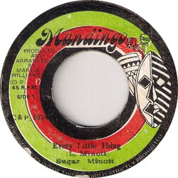 Sugar Minott Every Little Thing USED VINYL 7INCH 45 RPM