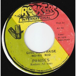 Norris Reid / Rockers All Stars Give Jah Praise / Praises USED VINYL 7INCH 45 RPM