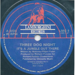 Three Dog Night It's A Jungle Out There USED VINYL 7INCH 45 RPM