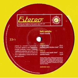 Bah Samba Reach Inside USED VINYL 12INCH 33 S RPM