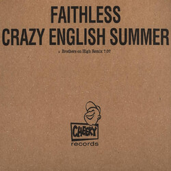 Faithless Crazy English Summer USED VINYL 12INCH PROMO