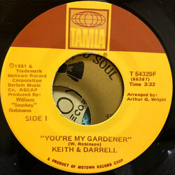 Keith & Darrell You're My Gardener USED VINYL 7INCH 45 RPM SINGLE