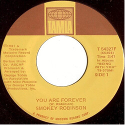 Smokey Robinson You Are Forever USED VINYL 7INCH 45 RPM SINGLE STEREO