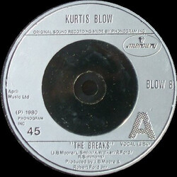 Kurtis Blow The Breaks USED VINYL 7INCH 45 RPM SINGLE