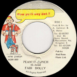 Fabby Dolly Peanut Punch USED VINYL 7INCH 45 RPM