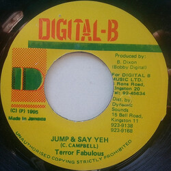 Terror Fabulous Jump & Say Yeh USED VINYL 7INCH 45 RPM