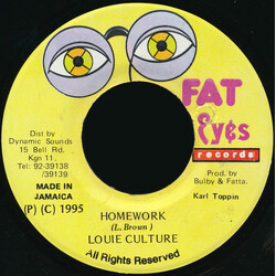 Louie Culture Homework USED VINYL 7INCH 45 RPM